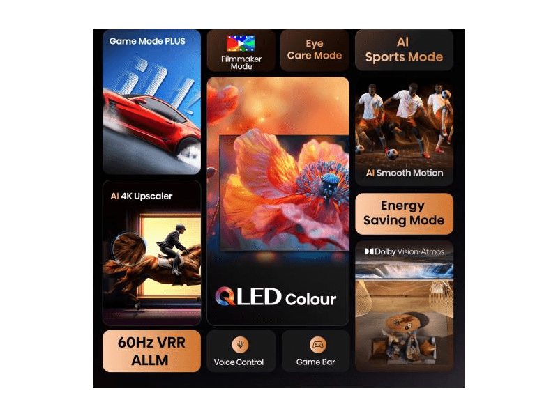 Hisense 43E7Q 43" 4K UHD QLED Smart TV