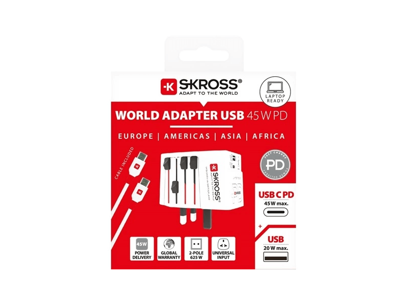 Skross Utazó adapter ( 1.302975)