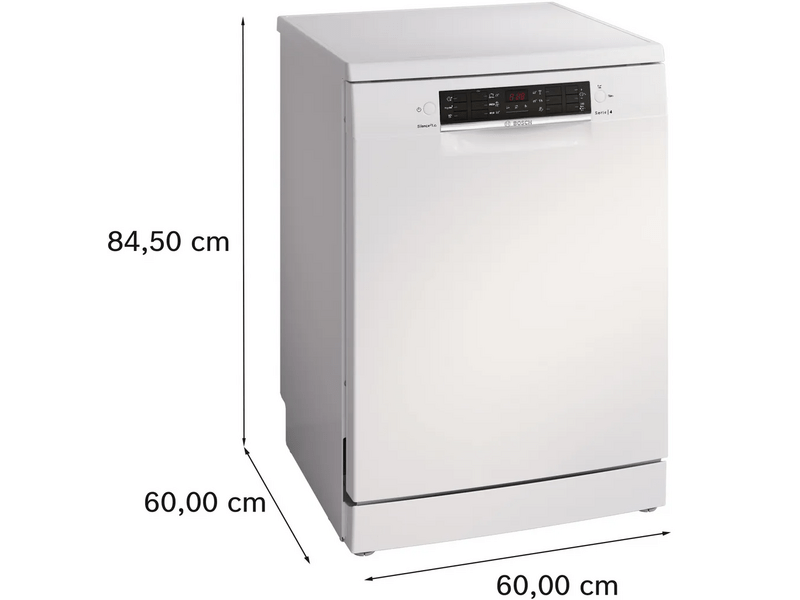 Bosch SMS46KW02E Serie 4 Szabadonálló mosogatógép, fehér