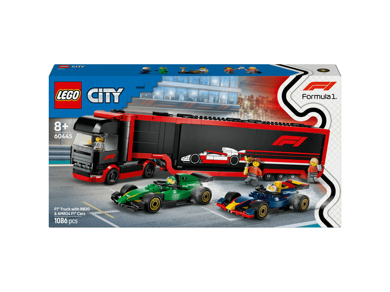 LEGO® City F1® kamion s RB20 i AMR24 F1® automobilima (60445)