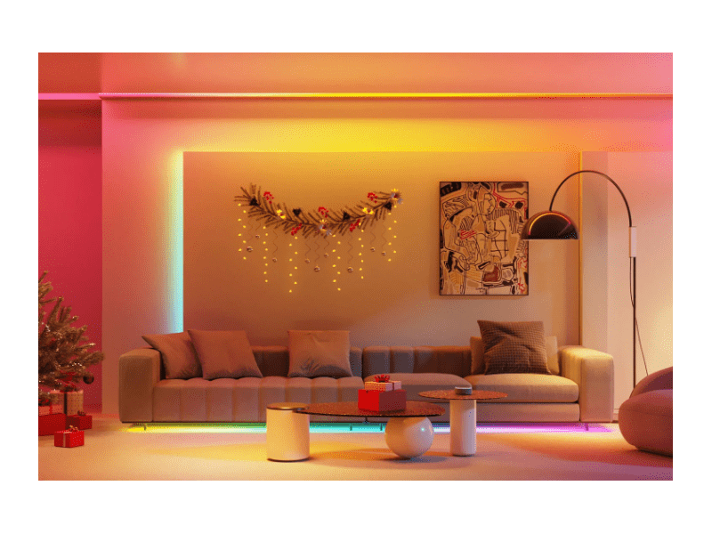 Govee H61E1 M1 RGBICW LED Szalag, 5 méter