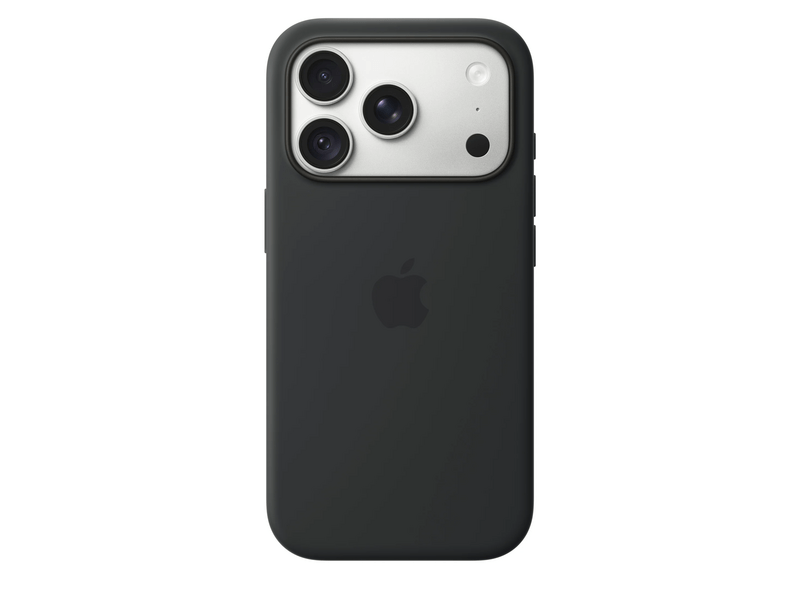 Apple iPhone 18 Pro szilikon tok, MagSafe-rögzítésű, fekete (MK8Y4ZM/A)