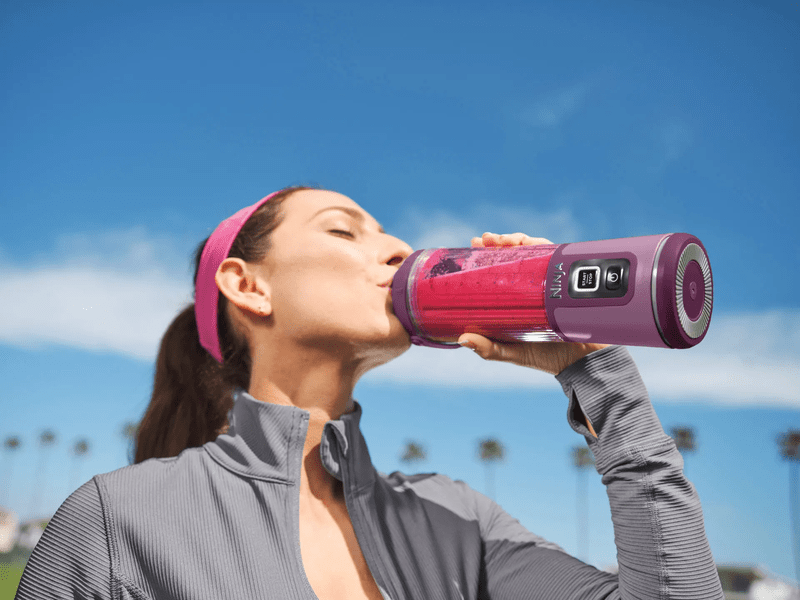 Hordozható  turmix ,570ml,lila