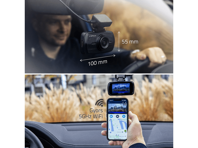 LAMAX C11 GPS 4K autós menetrög.kamera