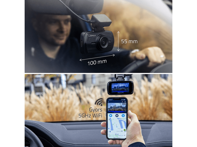 LAMAX C11 GPS 4K Autós menetrögzítő kamera