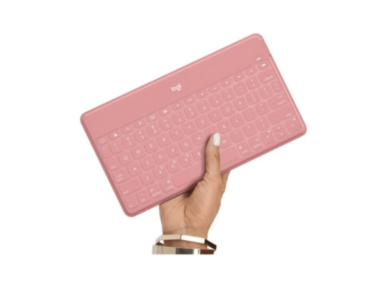Logitech KeysToGo UK Tablet billentyűzet, rózsaszín (920-010059)