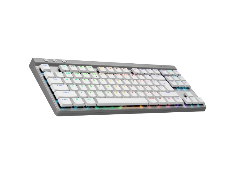 Logitech G515 LIGHTSPEED TKL bežična gaming tipkovnica, US izgled, bijela (920-012539)