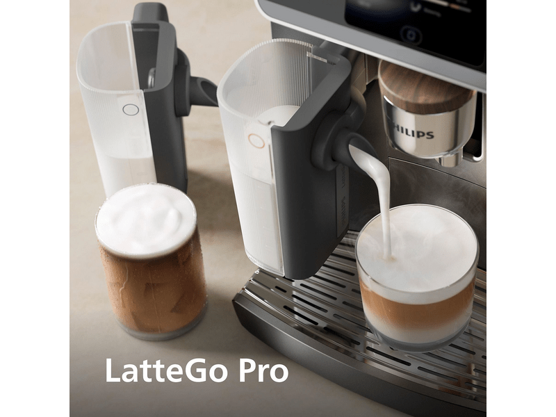 Philips EP8757/12 LatteGo Pro automata kávéfőző, Fekete