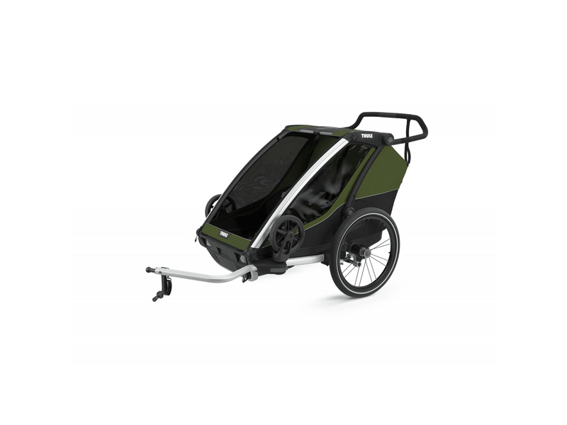 Thule Chariot Cab 2 Cypress Green multifunkciós gyermekhordozó