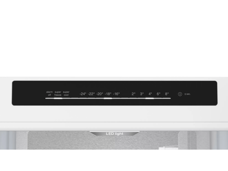 Bosch KGN39LBCF Alulfagyasztós kombinált hűtőszekrény