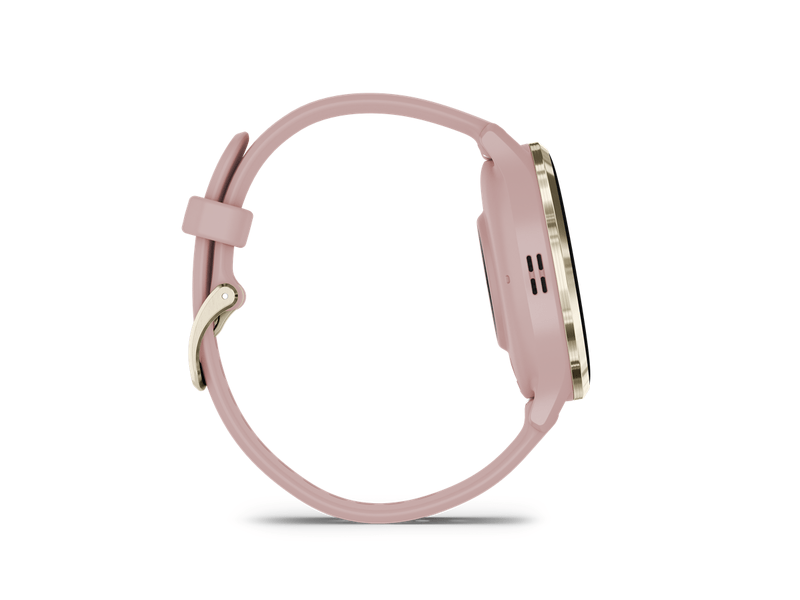 Venu 3S rose, cream gold, silicone band