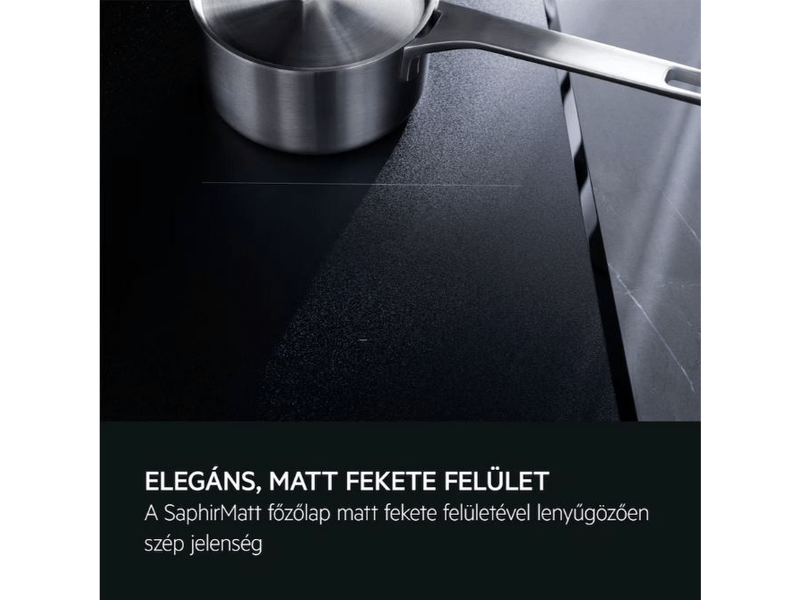 AEG TH84CC23CZ Beépíthető indukciós főzőlap páraelszívóval, SaphirMatt®