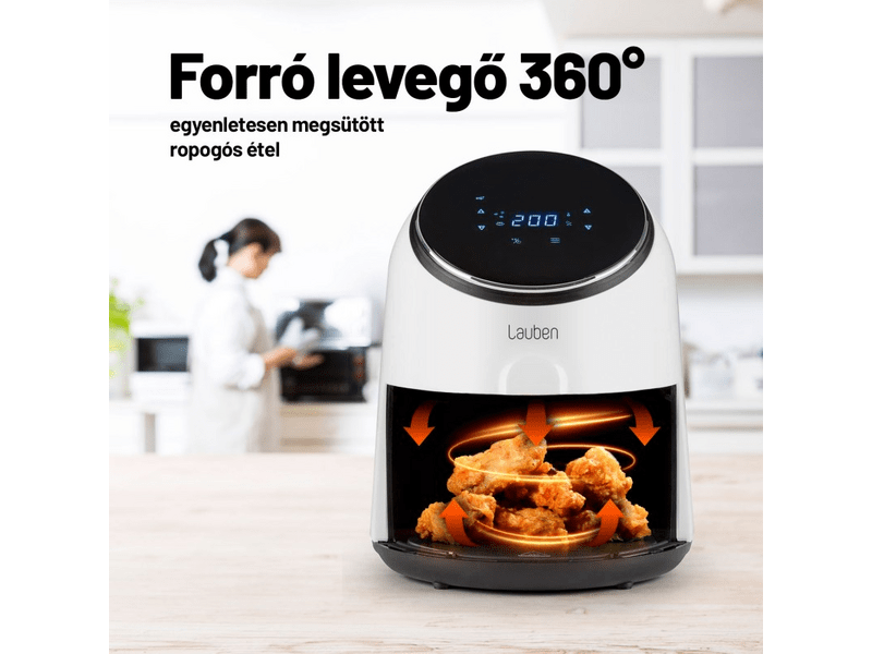Lauben 2500WT Air Fryer friteza, bijela