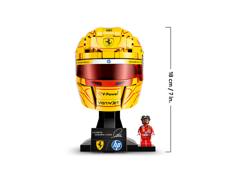 LEGO® Editions Scuderia Ferrari HP Lewis Hamilton sisakja (43022)