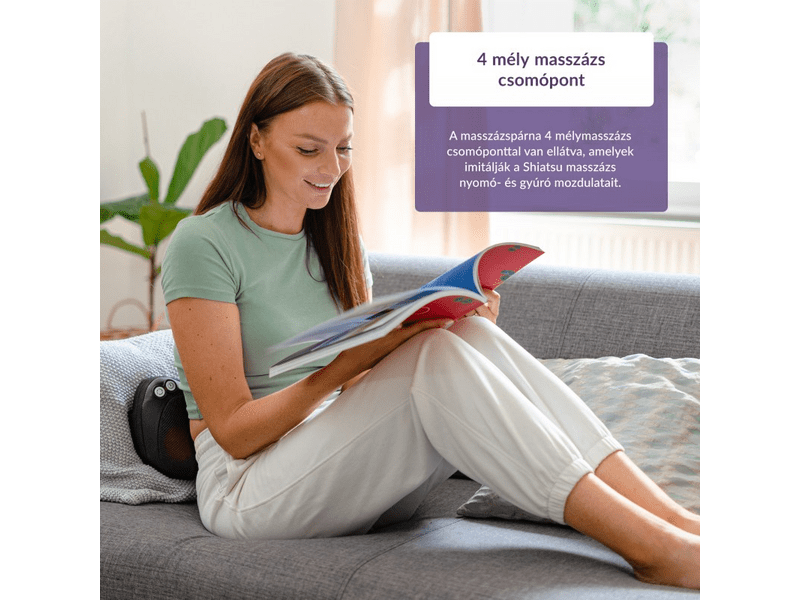 TrueLife RelaxBack B3 Charge Infra masszázspárna