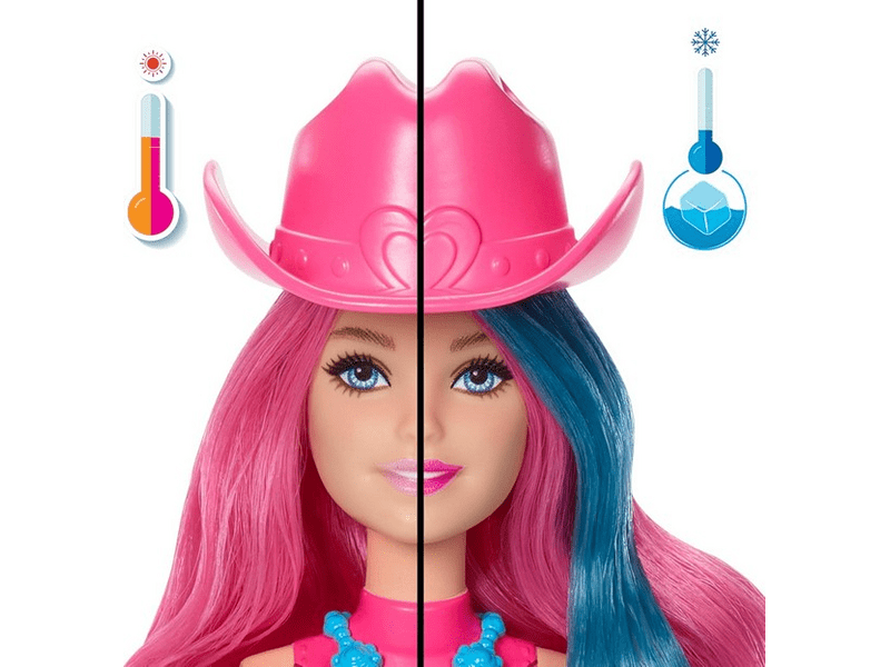 Barbie: Color Reveal meglepetés baba - Disco sztár, 1db (JCP01)