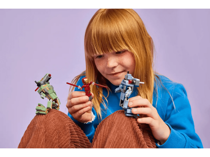 LEGO® Marvel Iron Man i Ratni stroj vs. Hammer dronova (76320)