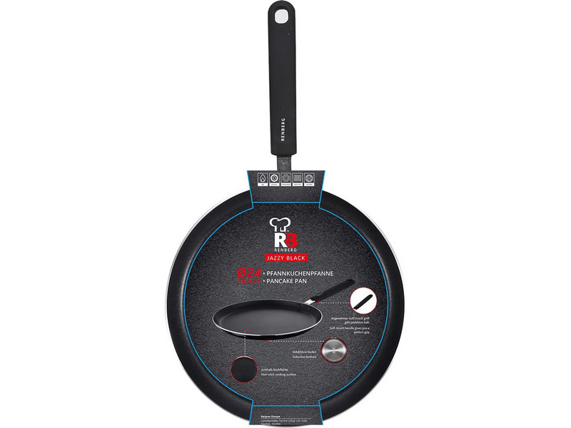 Renberg RB-1065-BK Palacsintasütő, 24cm