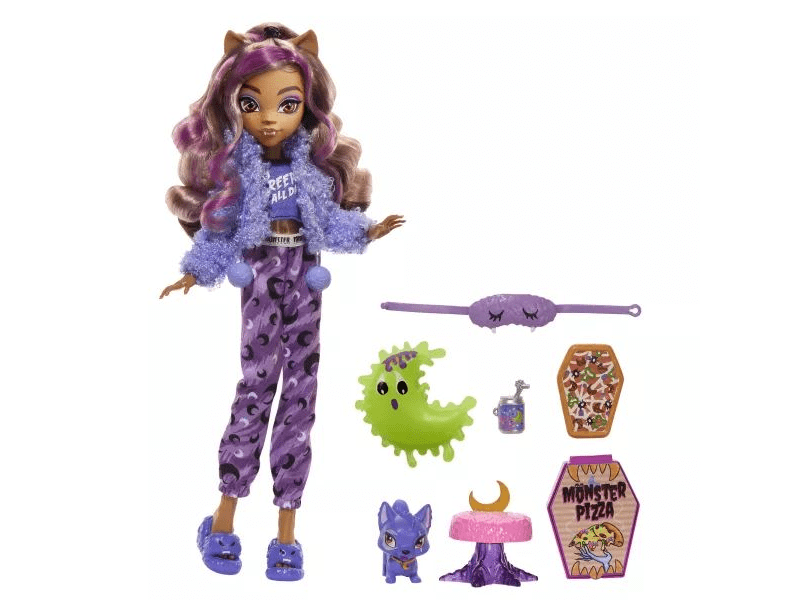Monster High: Creepover party baba - Clawdeen Wolf (HKY67)