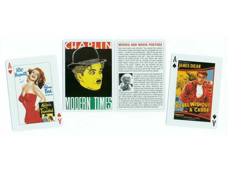 Piatnik Mozi poszterek franciakártya (151217)