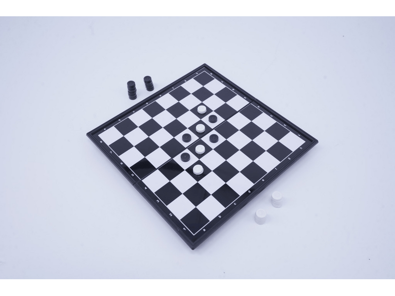 Mágneses 3 az 1-ben sakk, dáma és backgammon szett (312834)
