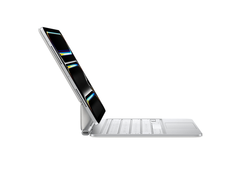 Apple Magic Keyboard 11 hüvelykes iPad Próhoz (M4) – amerikai angol – fehér (mwr03lb/a)