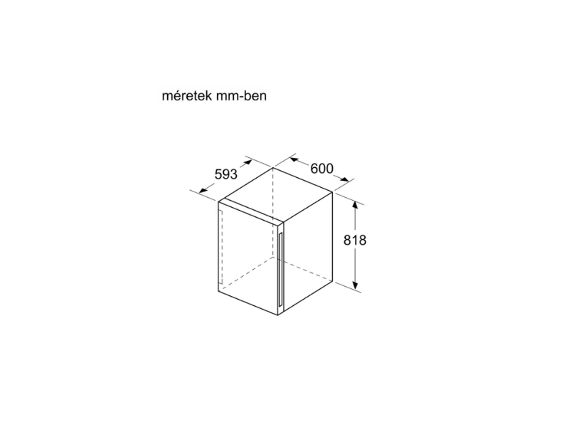 Bosch KWK16ABGA Serie 6 Borhűtő