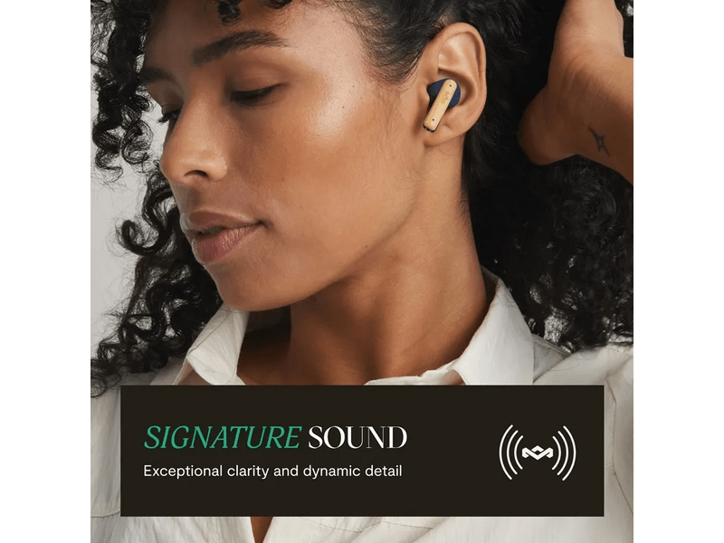 Marley Little Bird True Wireless Fülhallgató, kék (EM-JE123-BL)