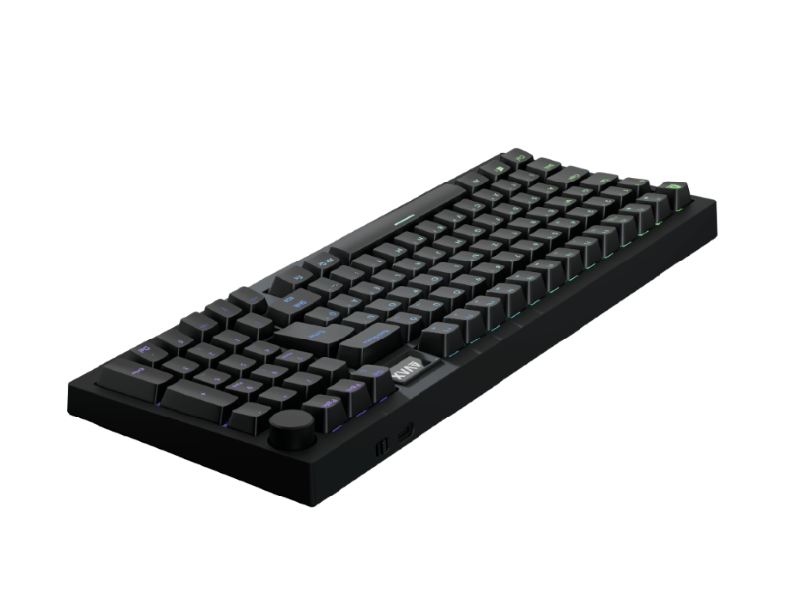 Avax GM03R PRO Gasket RGB tri-mode mechanikus billentyűzet, piros switch