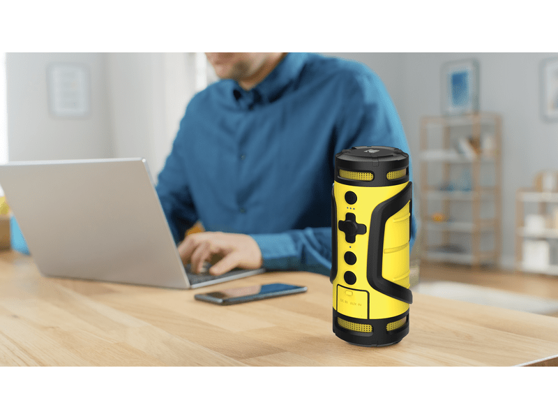 Kodak KO-PWS-2225Y hordozható hangszóró, sárga/fekete