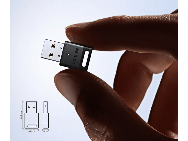 Ugreen CM748 USB Bluetooth adapter, fekete (45134)