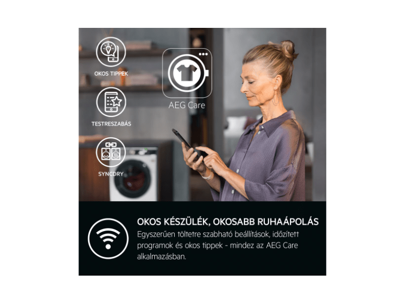 AEG LFR83866SOE PowerCare 8000 UniversalDose elöltöltős mosógép