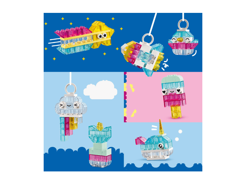 LEGO® Classic Átlátszó bűvös kockák (11040)