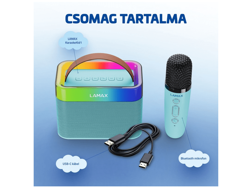 LAMAX KaraokeKid1 Blue