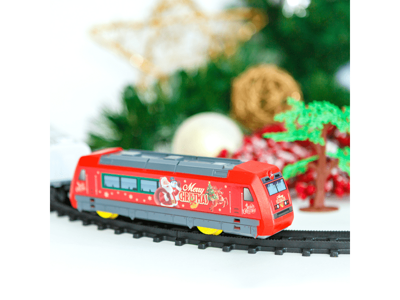 Family BW2044 Karácsonyi kisvasút, zenélő, világító