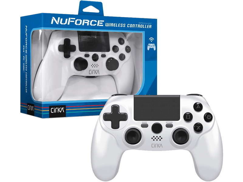 Hyperkin Cirka NuForce PlayStation 4 bežični kontroler, bijeli (M07526-WH)