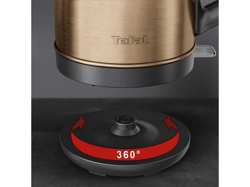 Tefal Coppertinto KI280G10 vízforraló, 1.7L, 2400W