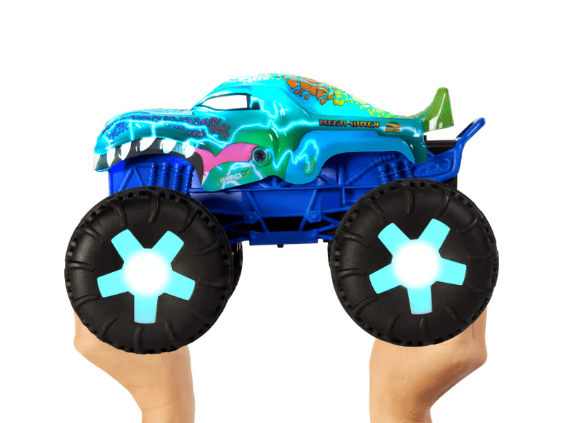 Hot Wheels Monster Trucks 1:15 Mega-Wrex távirányítós autó (JBD90)