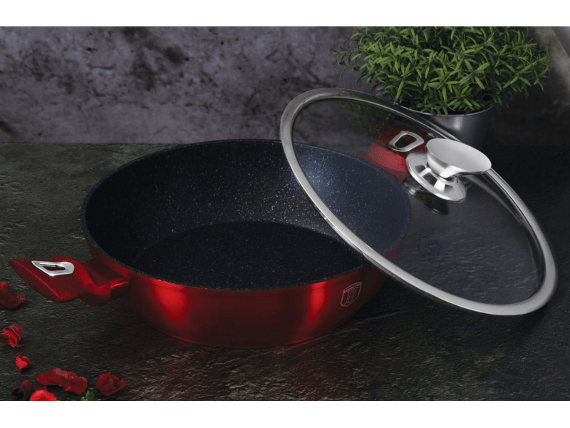 Berlinger Haus BH1262N Alacsony lábas fedővel, 24 cm