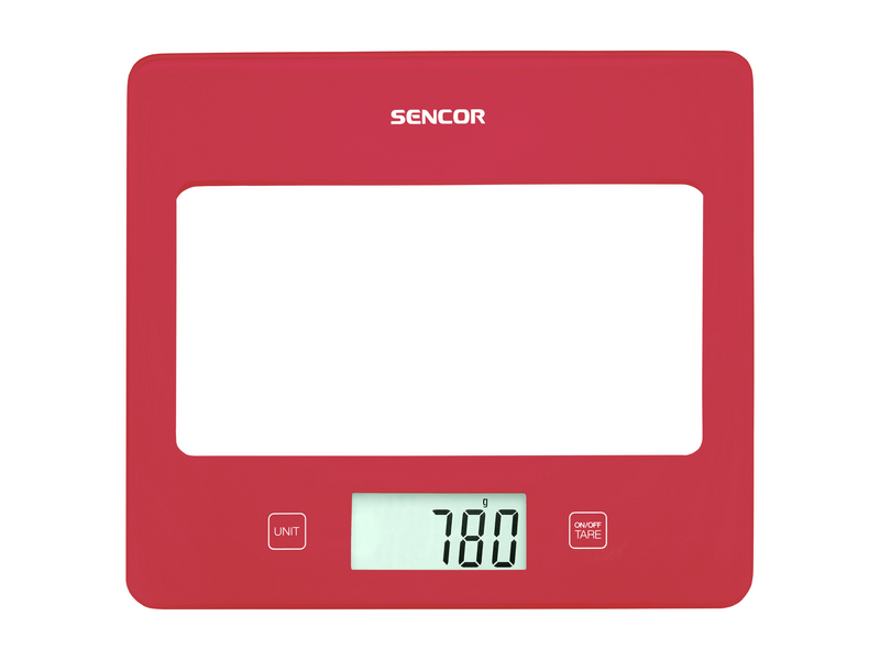 Sencor SKS 5034RD kuhinjska vaga, crvena