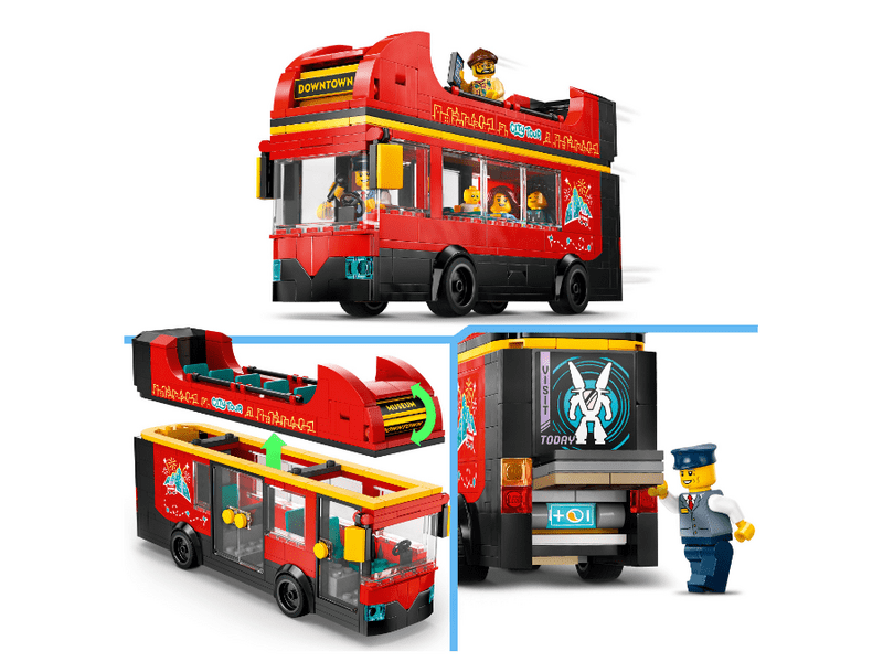 LEGO® City Crveni dvokatni autobus (60407)