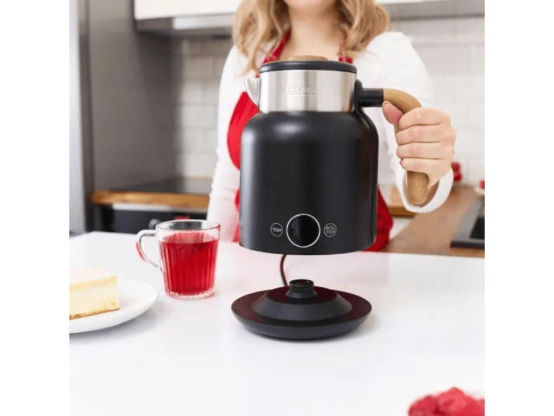 MPM MCZ-128C Vízforraló, duplafalú, 2200W, fekete