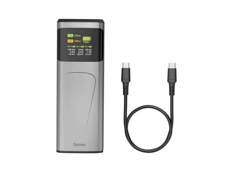 Hama 201742 Univerzális külső akku, 150W, 24000mAh