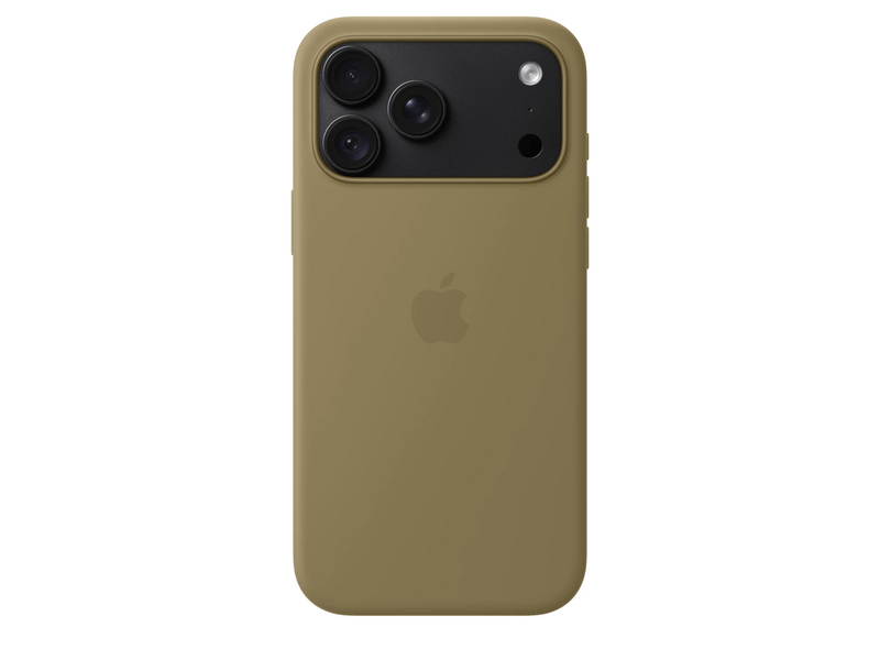 Apple iPhone 18 Pro Max szilikon tok, MagSafe-rögzítésű, olíva (MK924ZM/A)
