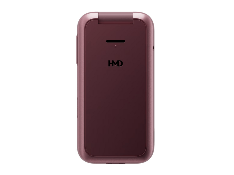 HMD 2660 Flip 4G Mobiltelefon, málnapiros (1GF033CPC1L04)