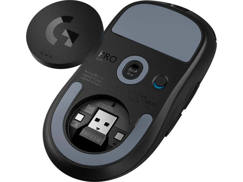 Logitech Pro X Superlight 2 SE Gaming egér, fekete (910-007554)