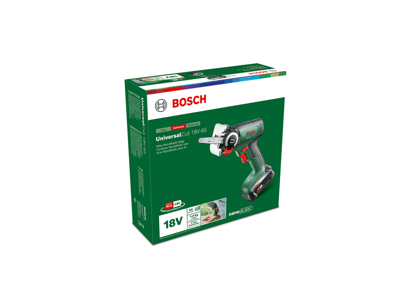 Bosch Universal Cut 18V-65 akumulatorska pila s nano oštricama (06033D5202)