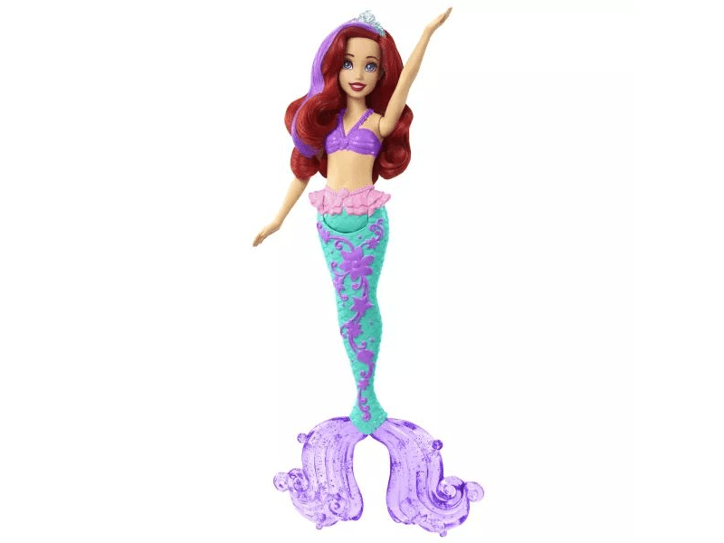 Disney hercegnők: Ariel baba színváltós hajjal és uszonnyal (HLW00)