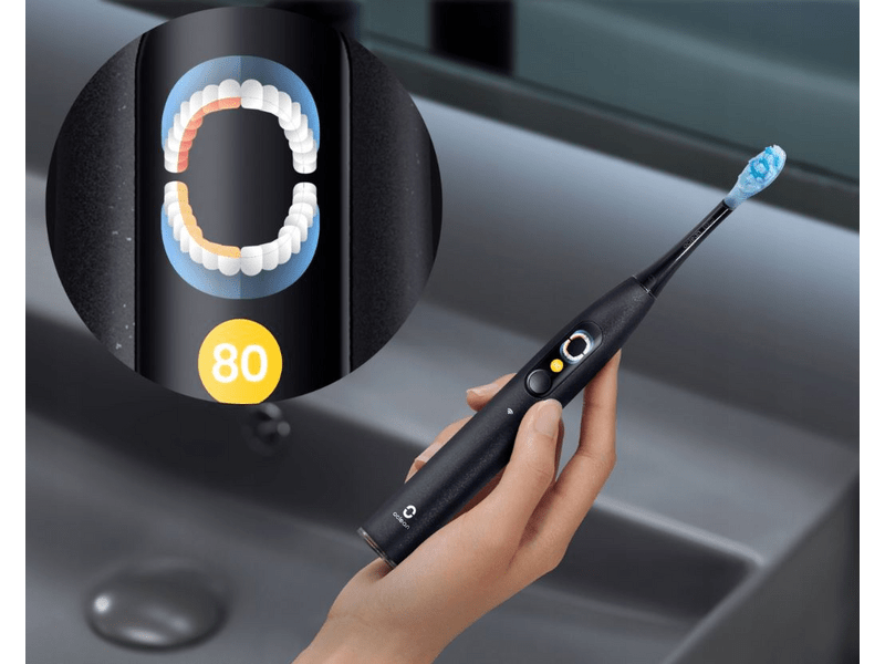 Oclean X Ultra 20 sonična četkica za zube, crna