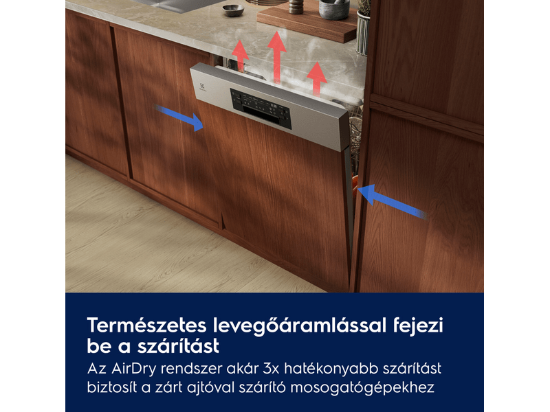 Electrolux E52ID100SX Beépíthető mosogatógép